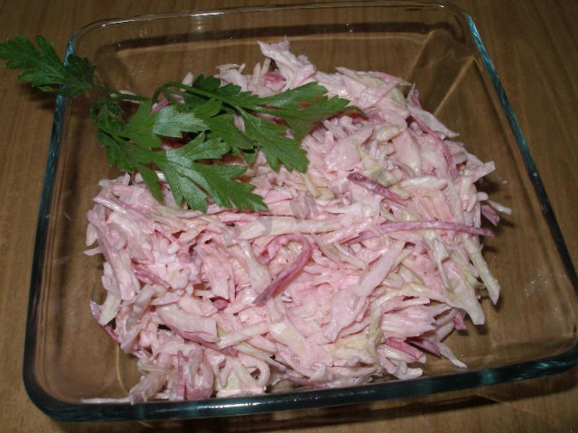 Салат Рожевий фламінго рецепт з фото покроково 
