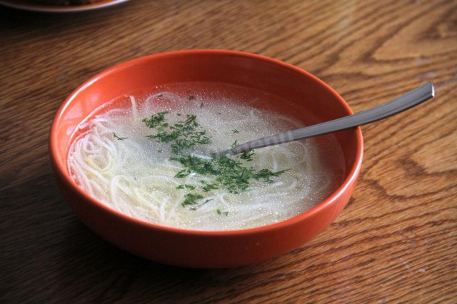 Німецький курячий суп з локшиною - нудельсуп рецепт з фото і відео 