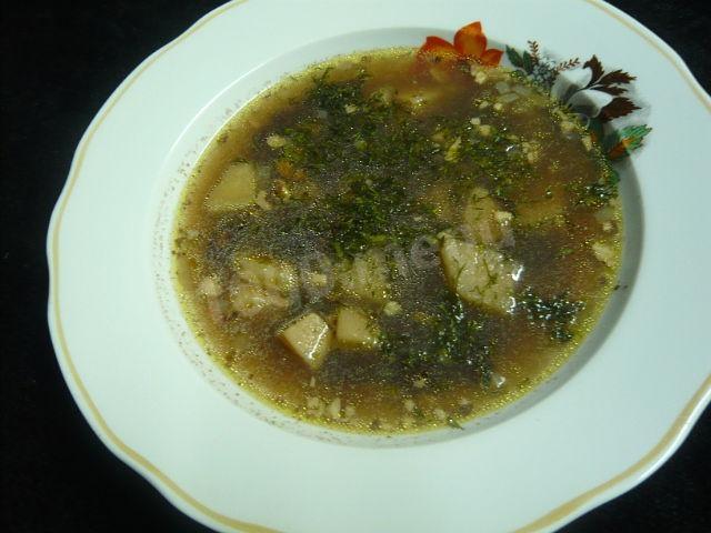 Суп квасолевий з горіхами пісний рецепт з фото покроково 