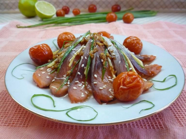 Сашимі з лосося від Нобукі Матсушіма рецепт з фото покроково 