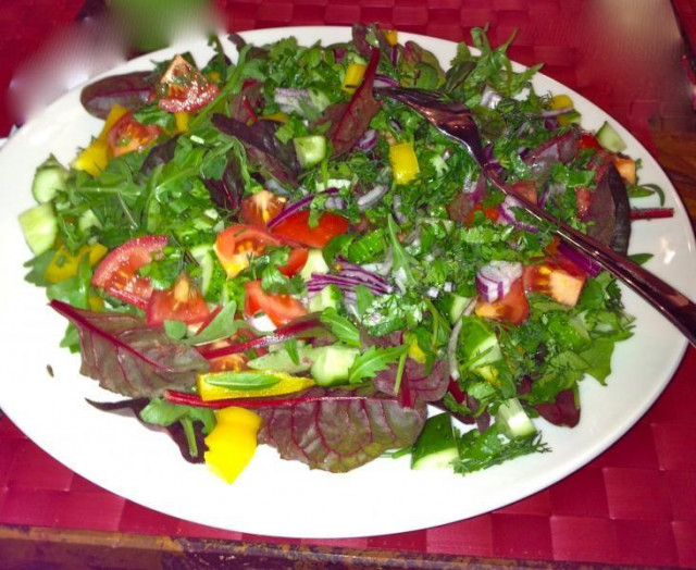 Салат мікс з овочів на швидку руку рецепт з фото 