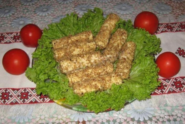 Сирні палички з крабових-оригінальна закуска рецепт з фото покроково 