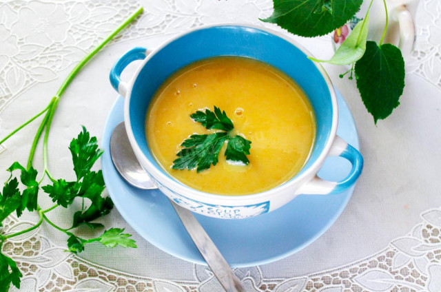 Суп пюре для дітей гарбузовий рецепт з фото покроково 
