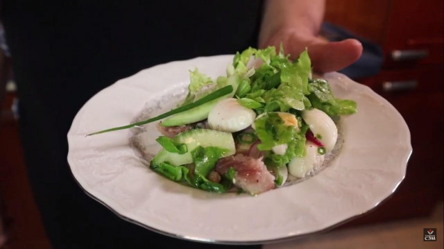 Салат з копченої оселедця з сиром рецепт з фото покроково і відео 