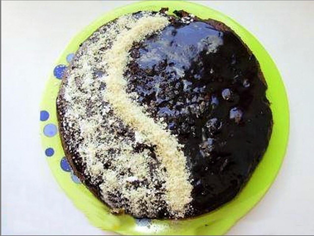 Шоколадний торт без яєць дуже простий рецепт з фото покроково 