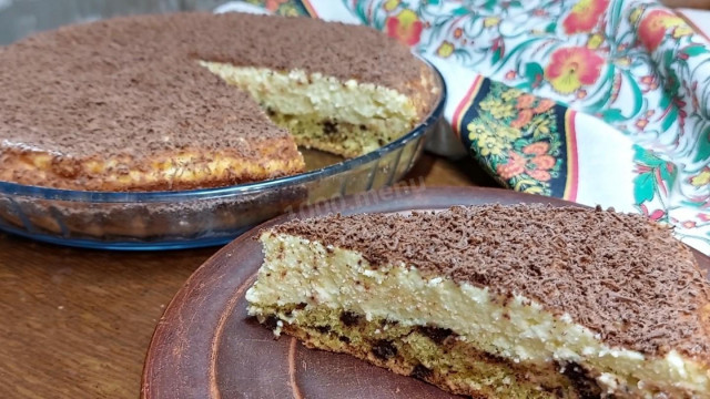 Сирний пиріг з шоколадом. рецепт з фото покроково і відео 