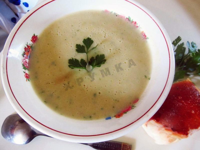 Овочевий крем суп з вершками рецепт з фото покроково 