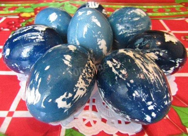 Як пофарбувати яйця на Великдень червоною капустою рецепт з фото покроково і відео 