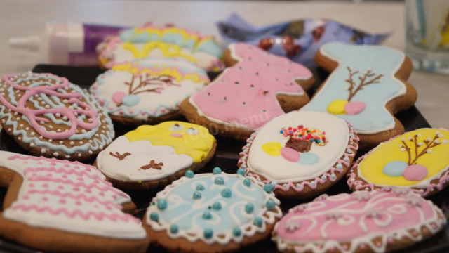 Імбирне печиво з глазур'ю до новорічних свят рецепт з фото покроково і відео 
