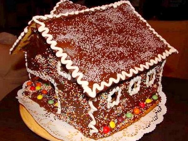 Торт Новорічний будиночок рецепт з фото 