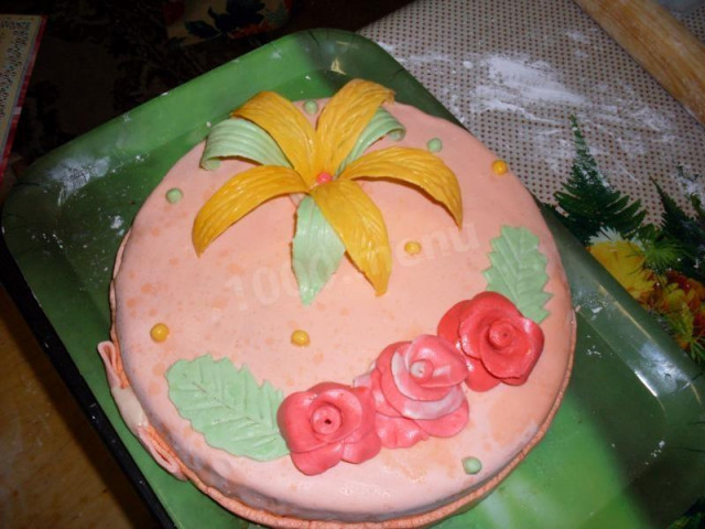 Фруктовий торт орт на річницю рецепт з фото 