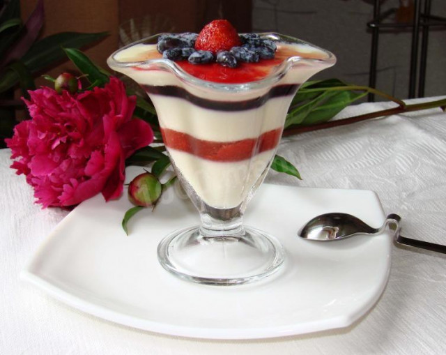 Молочно-ягідний десерт Смак літа рецепт з фото 