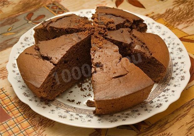 Торт з каштанів і шоколаду рецепт з фото 
