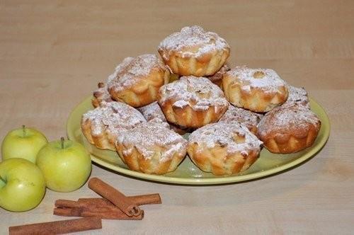 Соковиті яблучні кекси з лимоном рецепт з фото покроково 