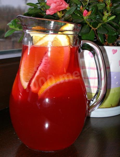 Пунш безалкогольний гранатово-апельсиновий рецепт з фото покроково 
