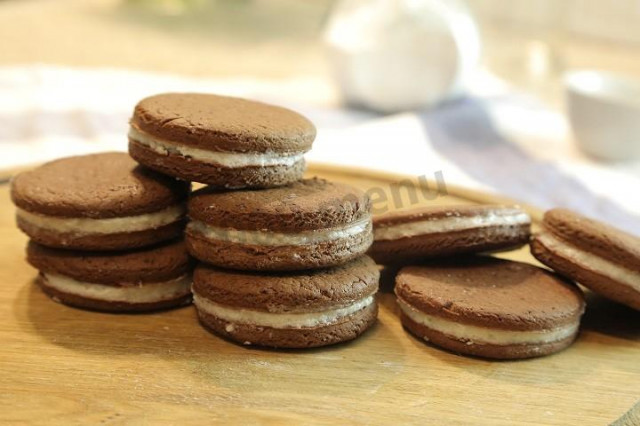 Шоколадне печиво Орео рецепт з фото покроково і відео 