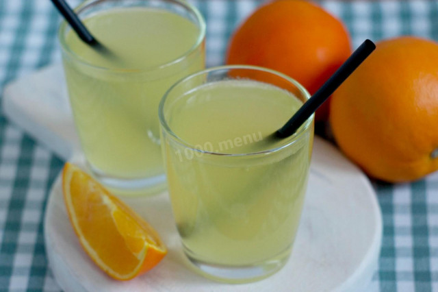 Апельсиновый лимонад без сахара