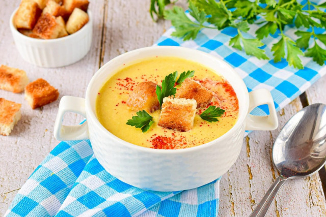 Суп-крем з кабачків з вершками рецепт з фото покроково 