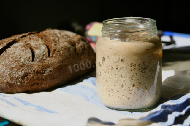 Закваска для бездріжджового хліба рецепт з фото покроково 