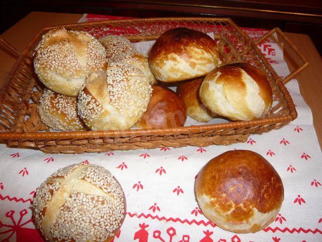 Хліб порційний до сніданку рецепт з фото 