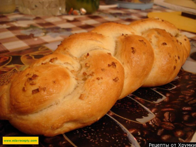 Хліб з часником рецепт з фото покроково 