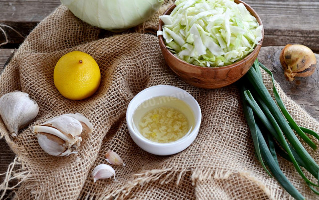 Заправка для салату з капусти рецепт з фото покроково 