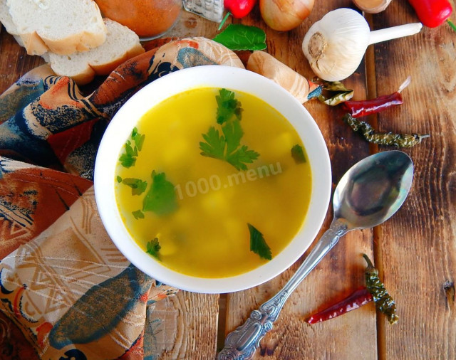 Суп каррі з куркою рецепт з фото покроково 