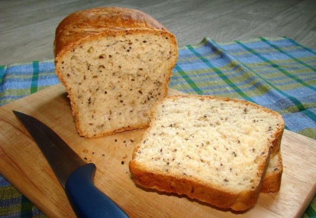 Хліб з кунжутом рецепт з фото покроково 