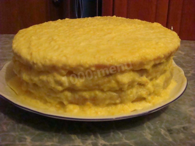 Торт Апельсин рецепт з фото покроково 