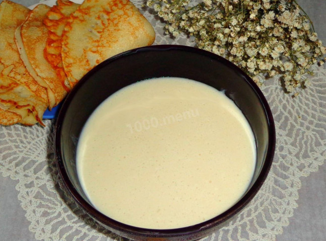 Заварне тісто млинцеве на молоці рецепт з фото 