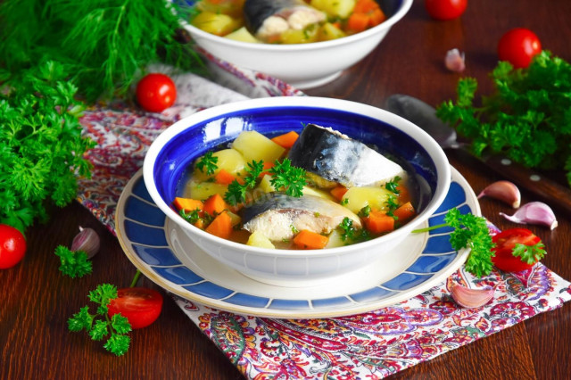 Рибний суп зі скумбрії свіжомороженої рецепт з фото покроково і відео 