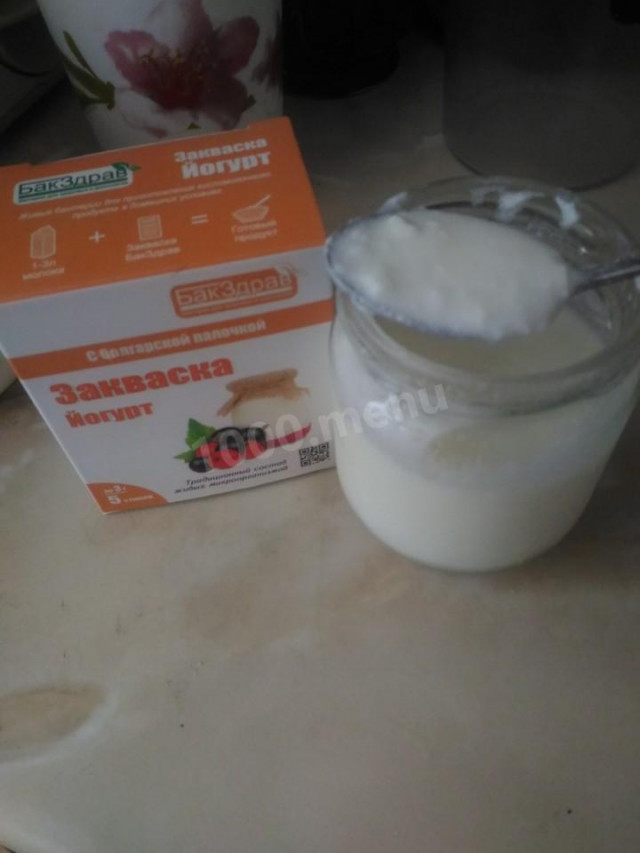 Йогурт Домашній на заквасці рецепт з фото 
