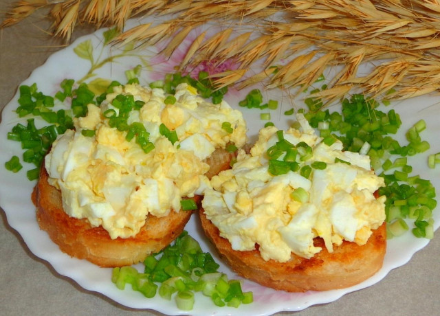 Салат яйце часник майонез рецепт з фото 