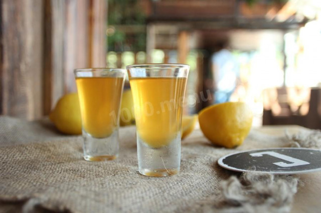Лімончелло з лимонним соком рецепт з фото 