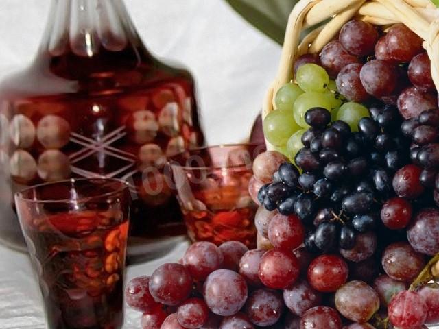 Наливка з винограду рецепт з фото 
