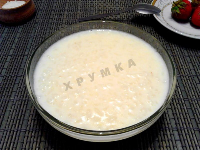 Молочний суп з рисом рецепт з фото покроково 