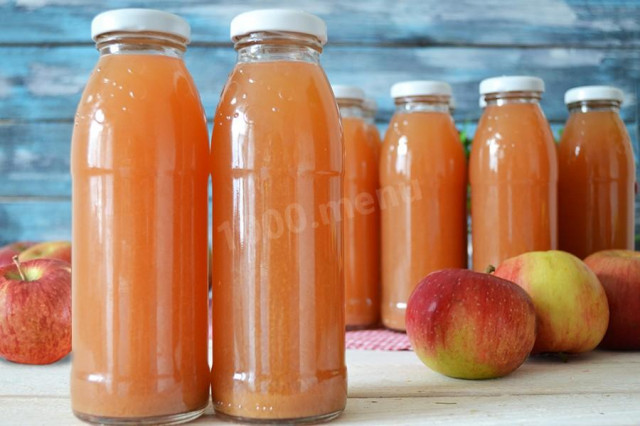 Вітамінний напій з яблук на зиму рецепт з фото 