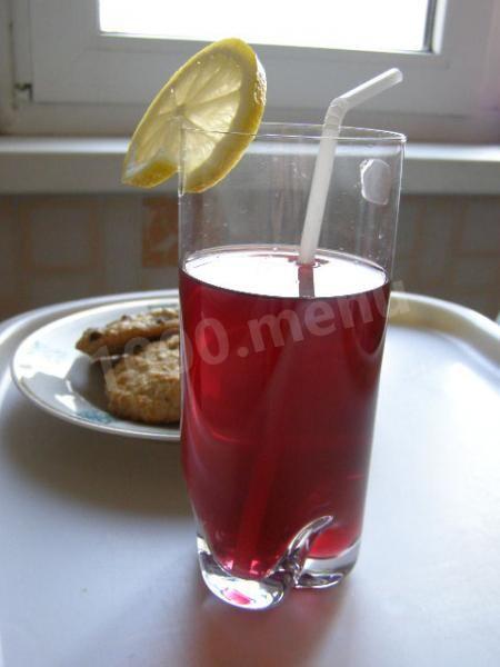 Компот з чорниці з лимонним соком і цедрою рецепт з фото покроково 