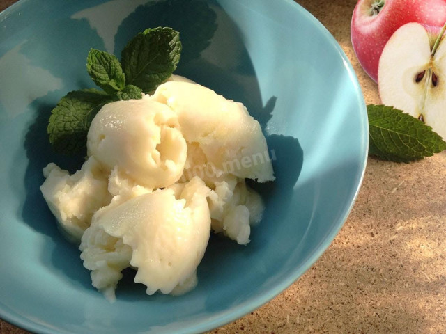 Яблучне морозиво рецепт з фото 