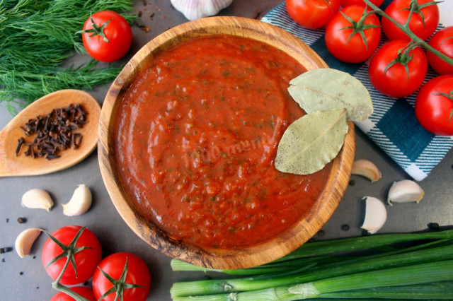 Кетчуп з томатної пасти домашній рецепт з фото покроково 
