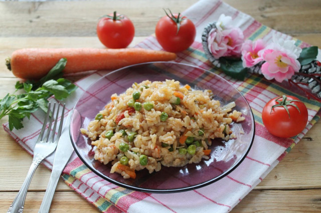 Овочеве рагу з рисом рецепт з фото покроково 