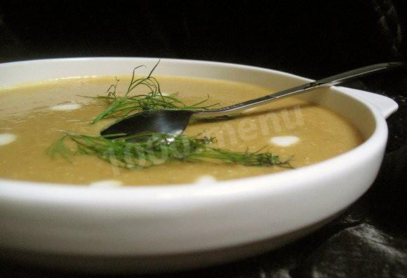Суп-пюре з білої квасолі рецепт з фото 