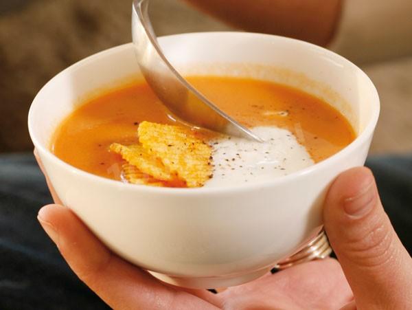 Крем суп томатний з куркою рецепт з фото 