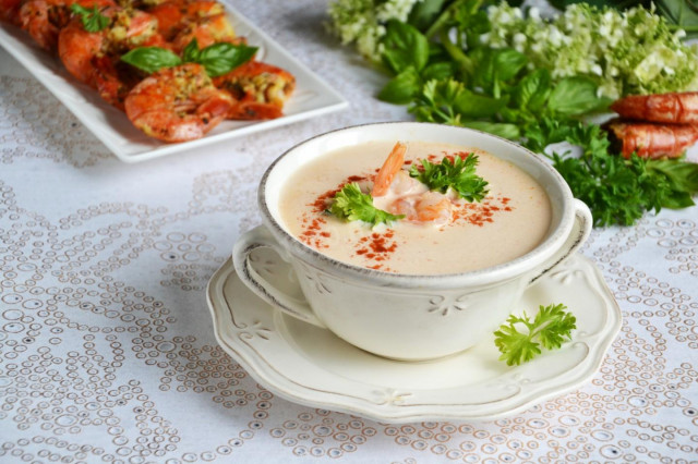 Крем суп з креветками рецепт з фото покроково і відео 