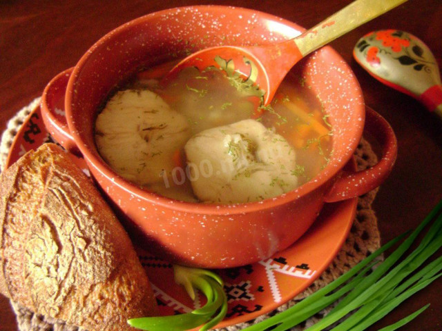 Рибний суп з хека рецепт з фото 