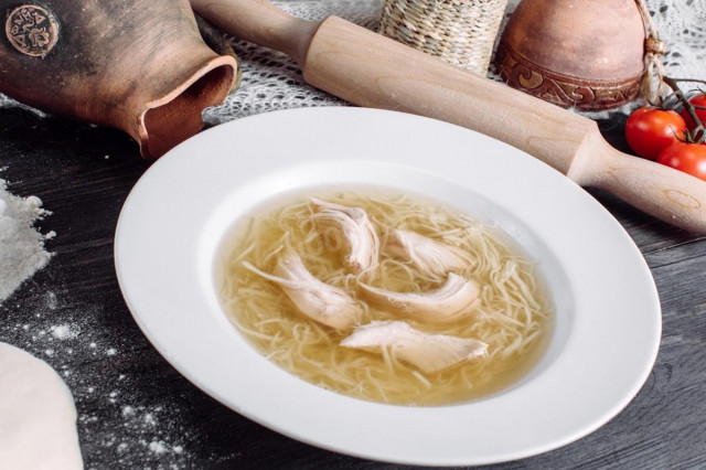 Татарський суп локшина рецепт з фото 