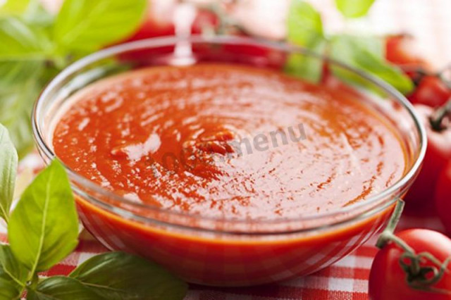 Гострий томатний соус рецепт з фото і відео 