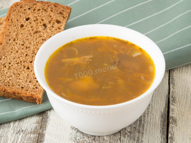 Суп з опеньків заморожених рецепт з фото 
