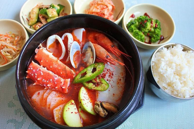 Корейський суп хемультан рецепт з фото 