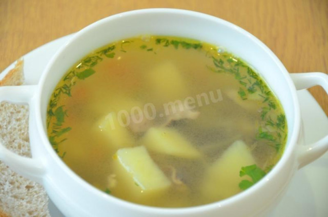 Суп з курячих потрухів рецепт з фото покроково 
